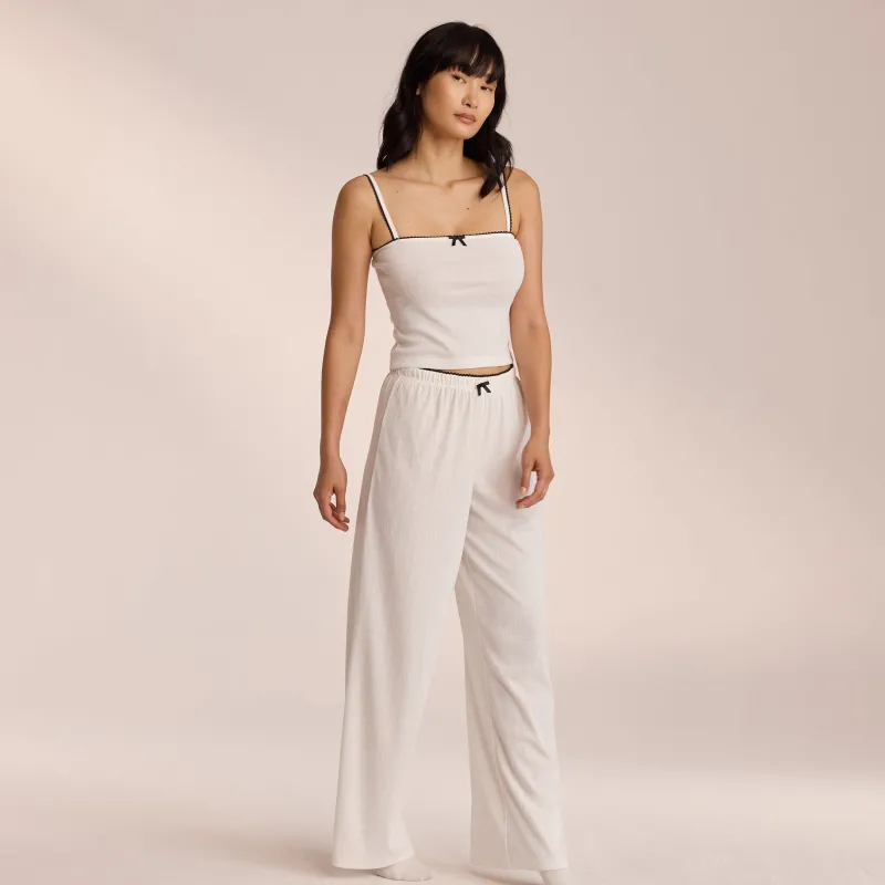 Lounge Underwear Pyjama-Hosen | Pointelle Pyjamahose -