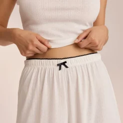 Lounge Underwear Pyjama-Hosen | Pointelle Pyjamahose -