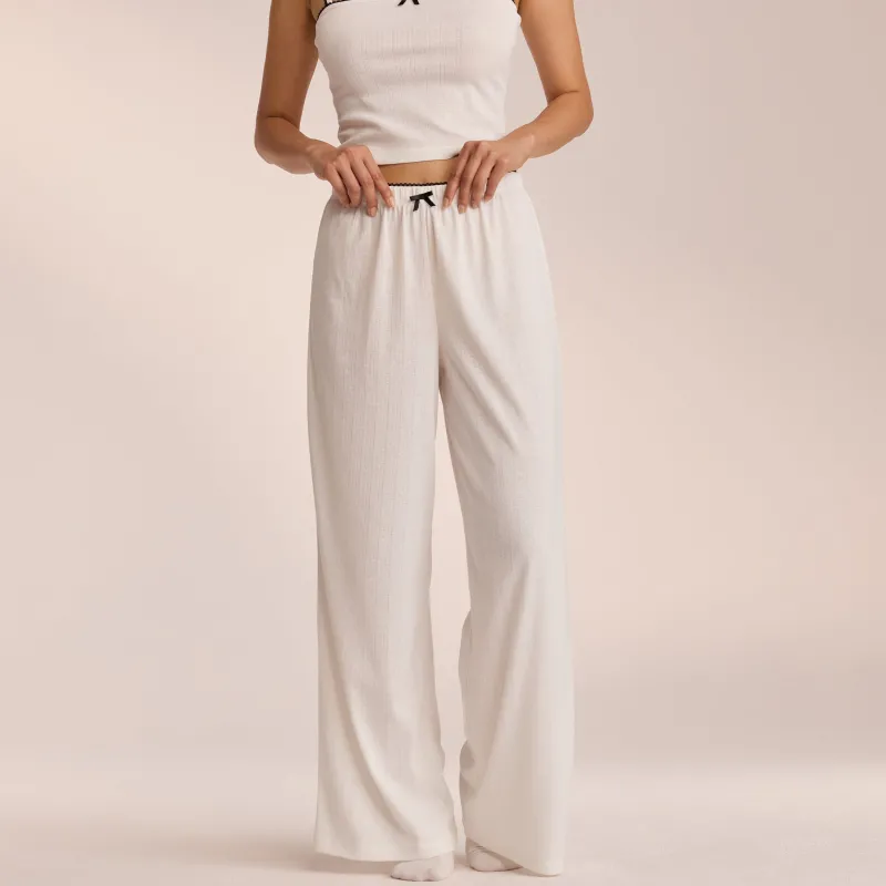 Lounge Underwear Pyjama-Hosen | Pointelle Pyjamahose -