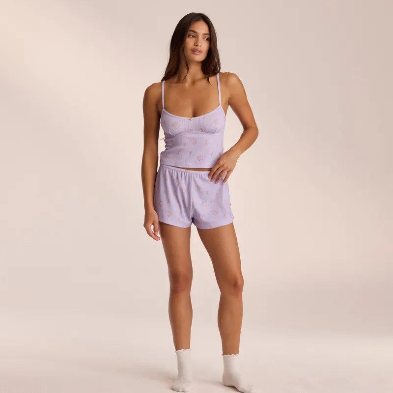 Lounge Underwear Pyjama-Hosen | Pyjamas Sets | Pointelle Pyjamashorts -