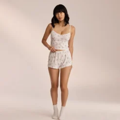 Lounge Underwear Pyjama-Hosen | Pointelle Pyjamashorts -