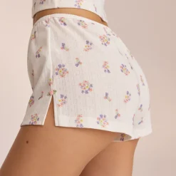 Lounge Underwear Pyjama-Hosen | Pointelle Pyjamashorts -