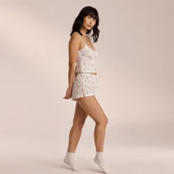 Lounge Underwear Pyjama-Hosen | Pointelle Pyjamashorts -