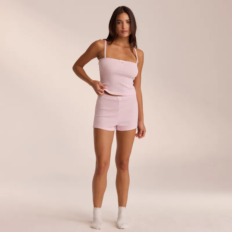 Lounge Underwear Pyjama-Hosen | Pyjamas Sets | Pointelle Pyjamashorts -
