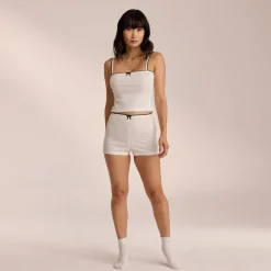 Lounge Underwear Pyjama-Hosen | Pointelle Pyjamashorts -