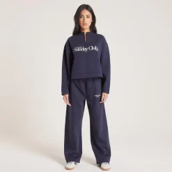 Lounge Underwear Hoodies Und Sweatshirts | Pullover mit Viertel-Zip -