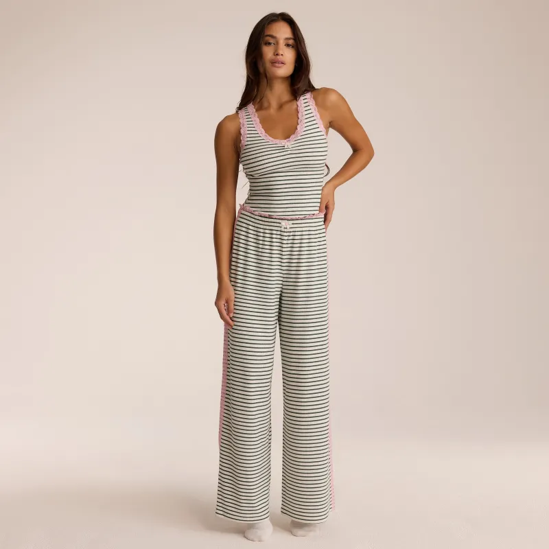 Lounge Underwear Pyjama-Hosen | Pyjamashose mit Spitze -