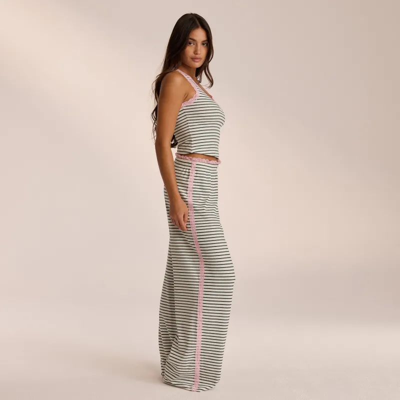 Lounge Underwear Pyjama-Hosen | Pyjamashose mit Spitze -