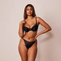 Lounge Underwear Bhs | Quilted Lace Balcony BH -