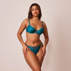 Lounge Underwear Bhs | Höschen | Quilted Lace Balcony BH -