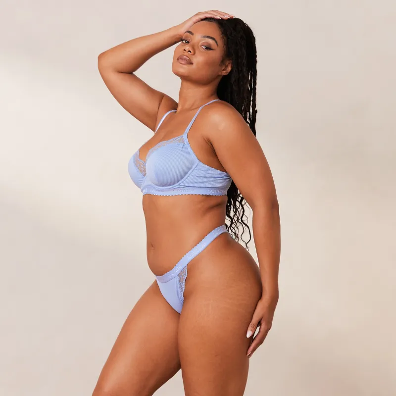 Lounge Underwear Balcony | Mit Bügel | Ribbed Balcony BH -