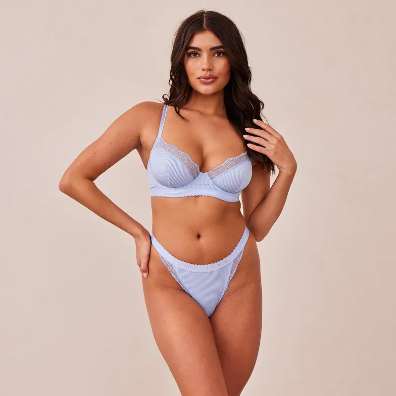 Lounge Underwear Balcony | Mit Bügel | Ribbed Balcony BH -