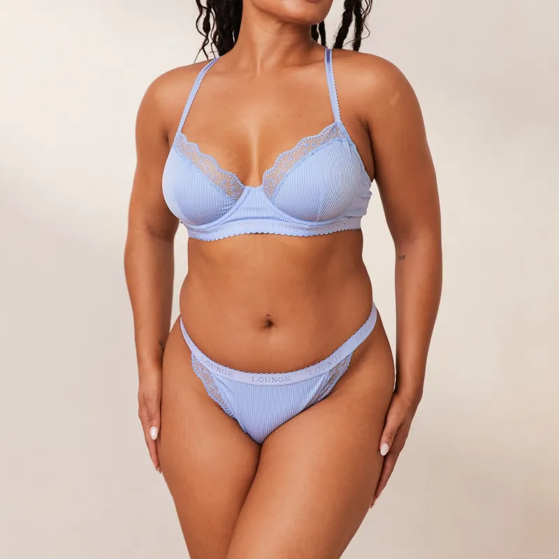Lounge Underwear Balcony | Mit Bügel | Ribbed Balcony BH -