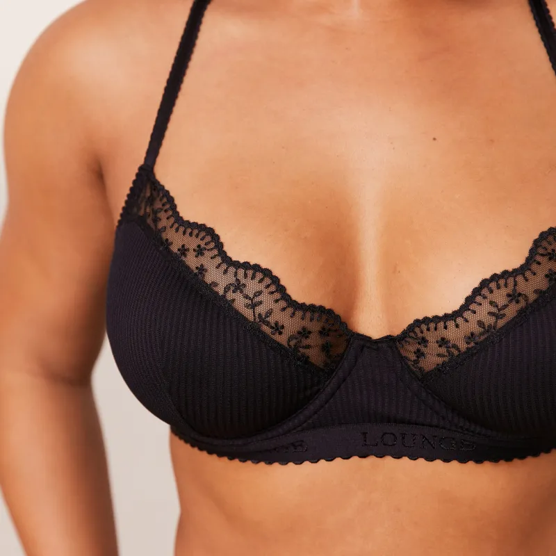Lounge Underwear Balcony | Mit Bügel | Ribbed Balcony BH -
