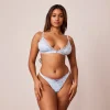 Lounge Underwear Höschen | Bralettes | Ribbed Floral Triangle BH -