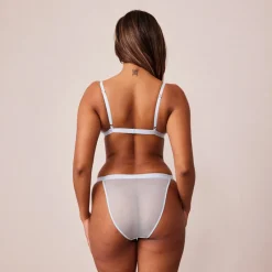 Lounge Underwear Höschen | Bralettes | Ribbed Floral Triangle BH -