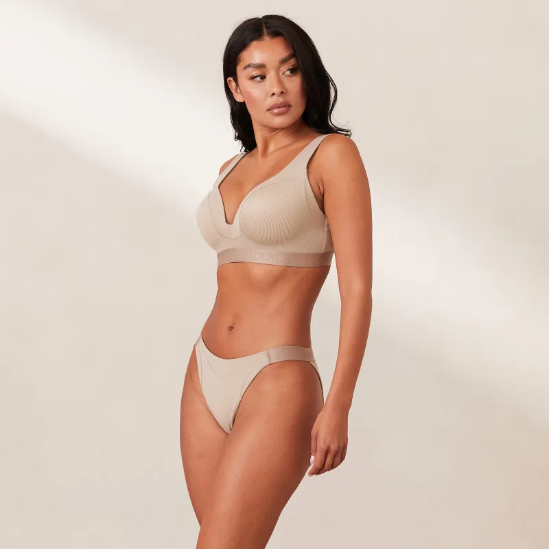 Lounge Underwear Höschen | T-Shirt Bhs | Ribbed Mindful BH -