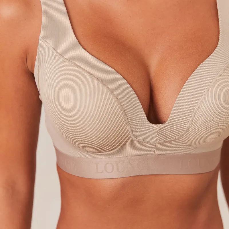 Lounge Underwear Höschen | T-Shirt Bhs | Ribbed Mindful BH -