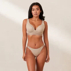 Lounge Underwear Höschen | T-Shirt Bhs | Ribbed Mindful BH -
