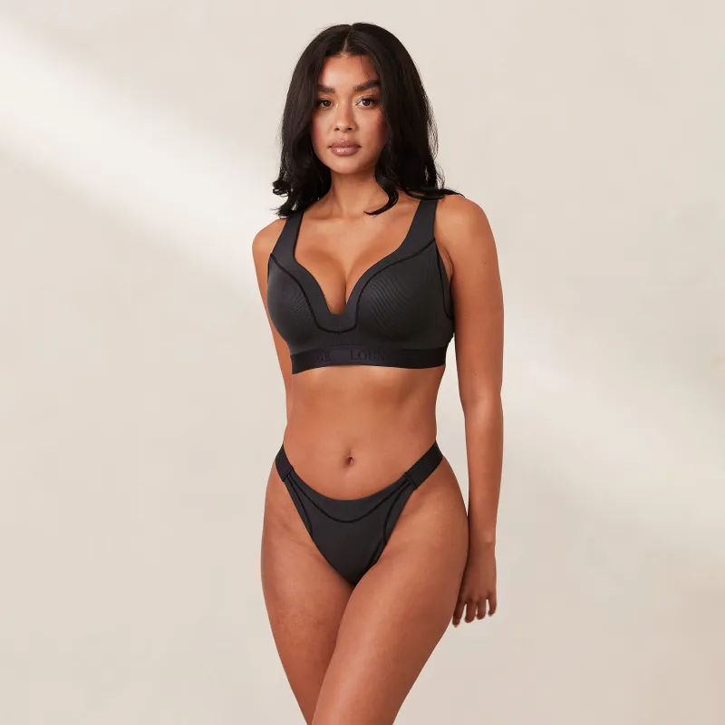 Lounge Underwear Höschen | T-Shirt Bhs | Ribbed Mindful BH -