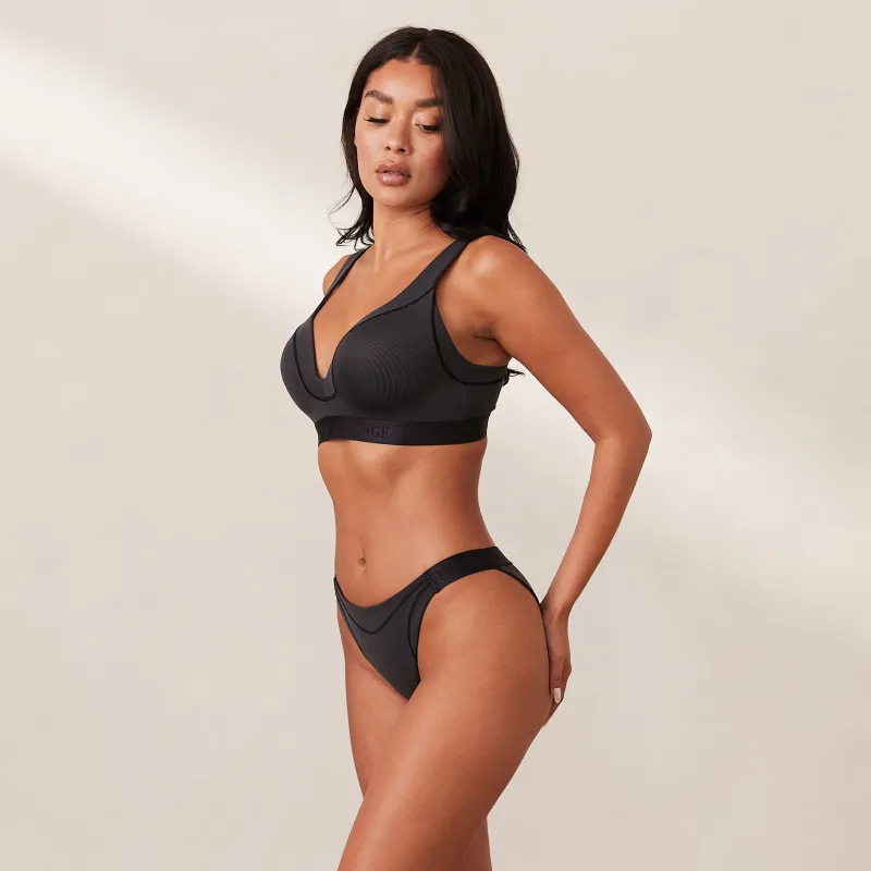 Lounge Underwear Höschen | T-Shirt Bhs | Ribbed Mindful BH -