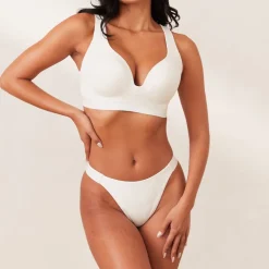 Lounge Underwear Höschen | T-Shirt Bhs | Ribbed Mindful BH -