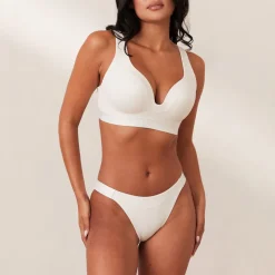 Lounge Underwear Höschen | T-Shirt Bhs | Ribbed Mindful BH -