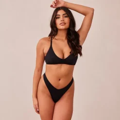 Lounge Underwear Höschen | Bralettes | Ribbed Triangle BH -
