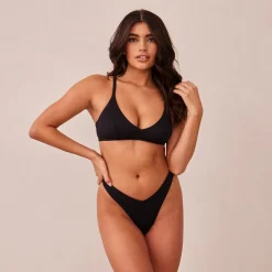 Lounge Underwear Höschen | Bralettes | Ribbed Triangle BH -