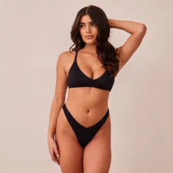 Lounge Underwear Höschen | Bralettes | Ribbed Triangle BH -