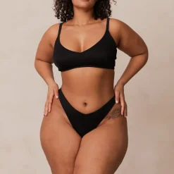 Lounge Underwear Höschen | Bralettes | Ribbed Triangle BH -