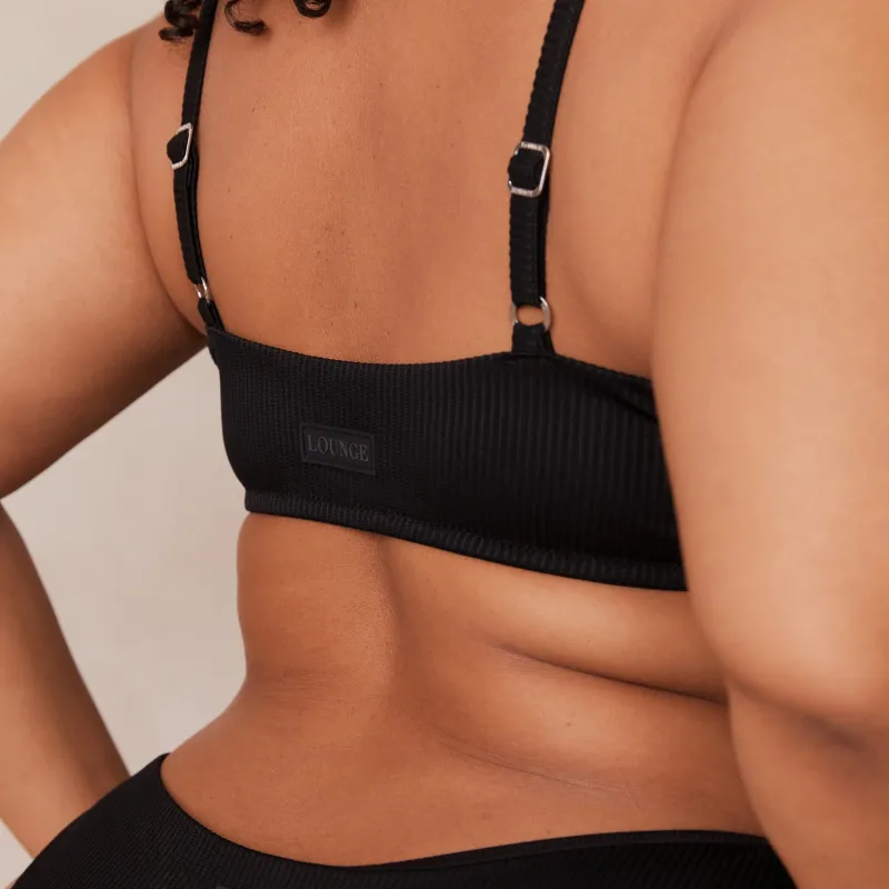 Lounge Underwear Höschen | Bralettes | Ribbed Triangle BH -