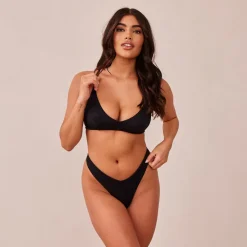 Lounge Underwear Höschen | Bralettes | Ribbed Triangle BH -
