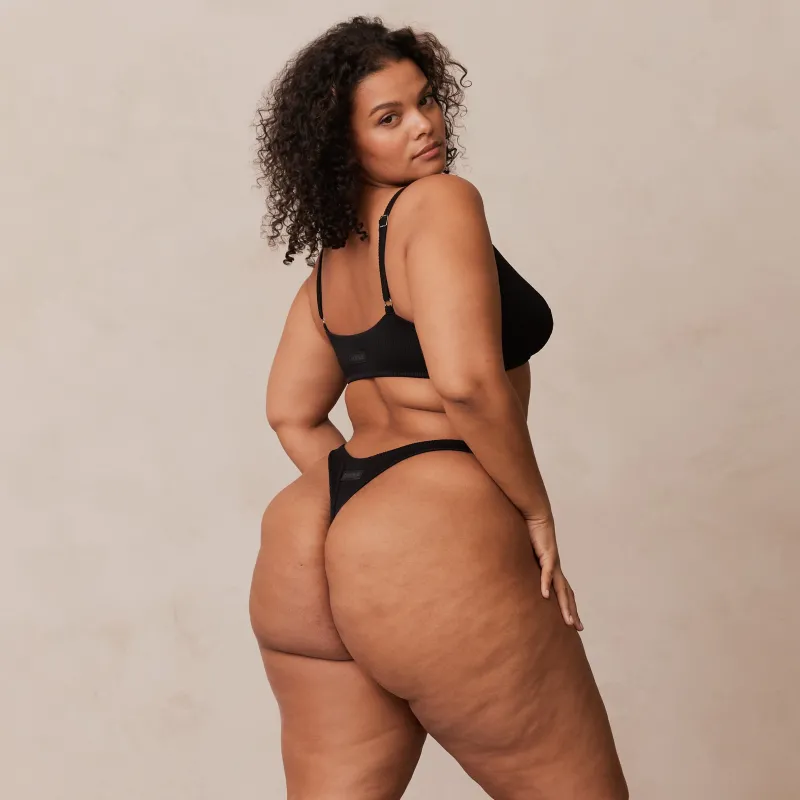 Lounge Underwear Höschen | Bralettes | Ribbed Triangle BH -