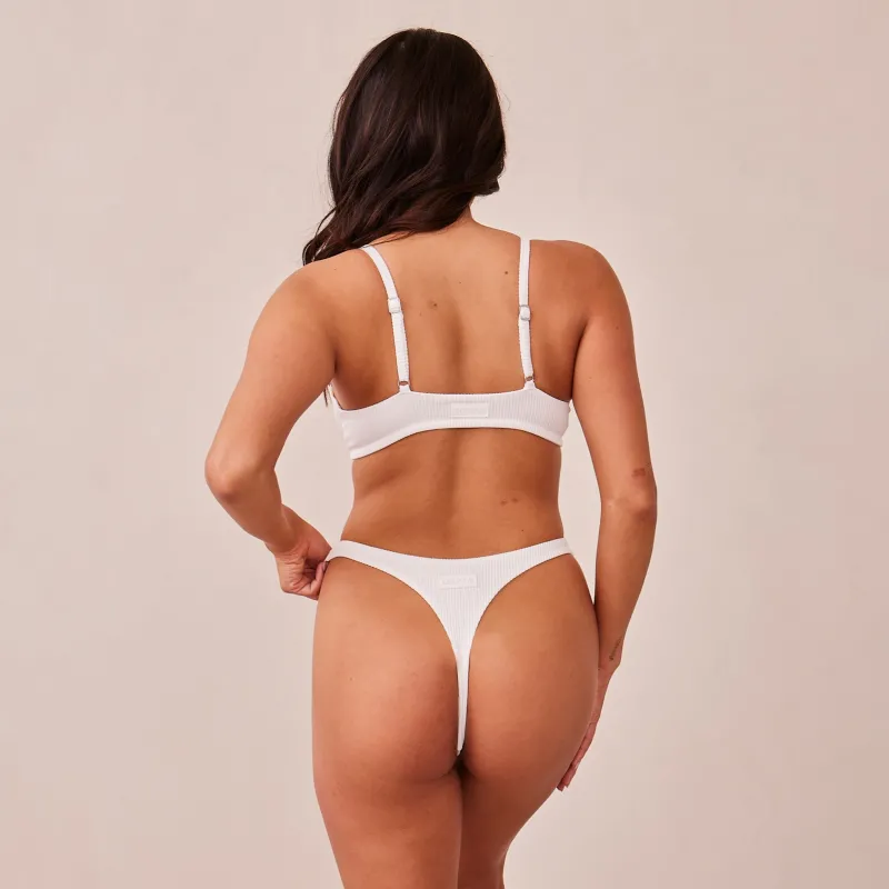 Lounge Underwear Ohne Bügel | Bralettes | Ribbed Triangle BH -
