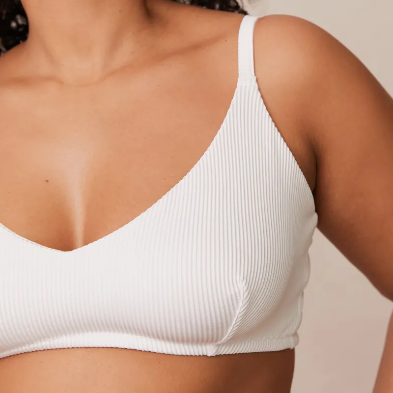 Lounge Underwear Ohne Bügel | Bralettes | Ribbed Triangle BH -