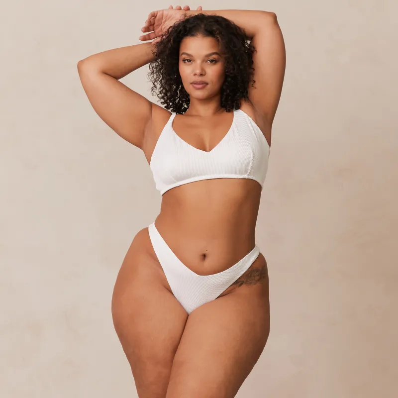 Lounge Underwear Ohne Bügel | Bralettes | Ribbed Triangle BH -