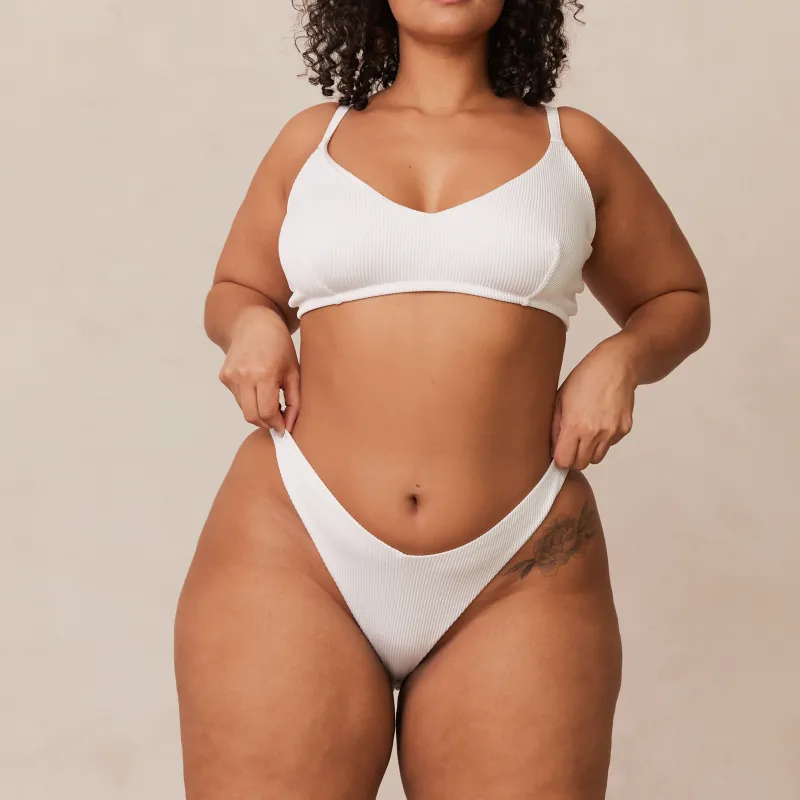 Lounge Underwear Ohne Bügel | Bralettes | Ribbed Triangle BH -