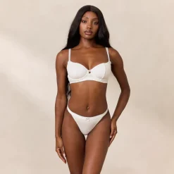 Lounge Underwear Gepolsterte | Balcony | Rosebud Gerippter Balcony BH -