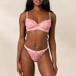 Lounge Underwear Gepolsterte | Balcony | Rosebud Gerippter Balcony BH -