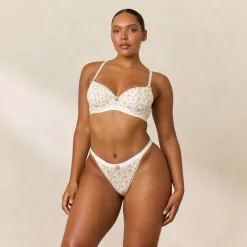 Lounge Underwear Gepolsterte | Balcony | Rosebud Gerippter Balcony BH -