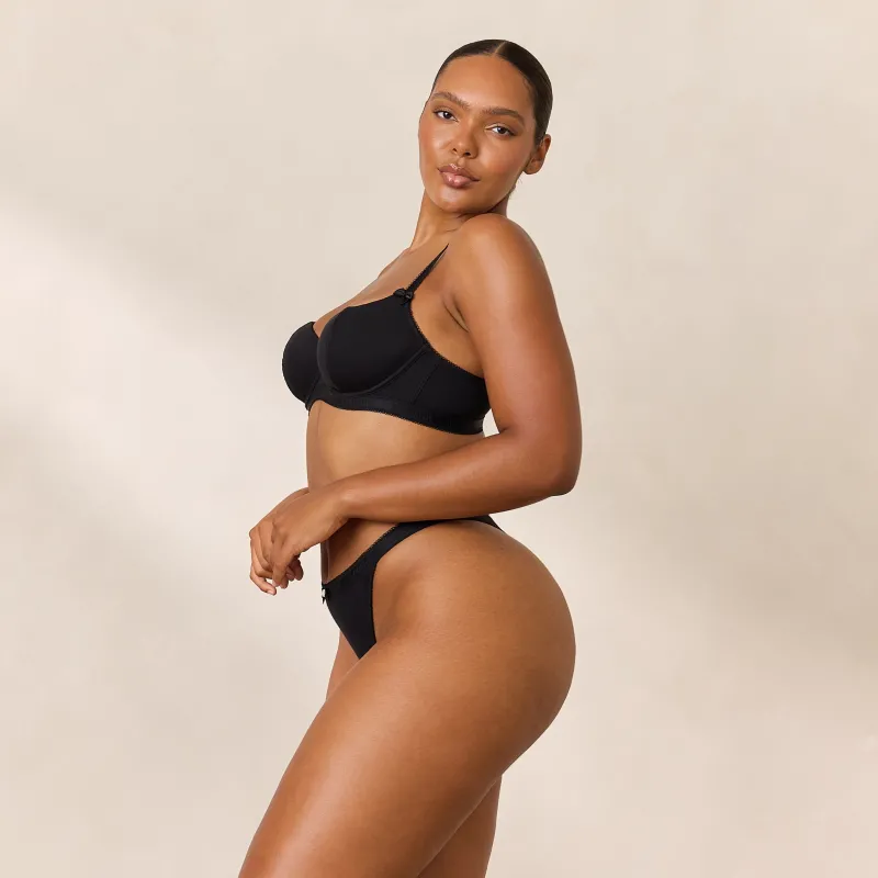 Lounge Underwear Gepolsterte | Balcony | Rosebud Gerippter Balcony BH -