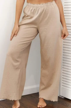 Lounge Underwear Schlaf | Ruffle Schlafanzug Hose -