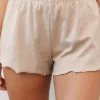 Lounge Underwear Schlaf | Ruffle Schlafanzug Kurze Hose -