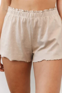 Lounge Underwear Schlaf | Ruffle Schlafanzug Kurze Hose -
