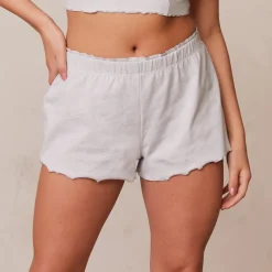 Lounge Underwear Schlaf | Ruffle Schlafanzug Kurze Hose -