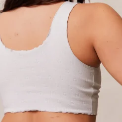 Lounge Underwear Schlaf | Ruffle Schlafanzug Oberteil -