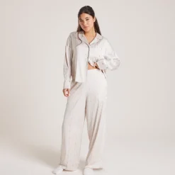 Lounge Underwear Pyjamas Sets | Satin Schleife Pyjama-Hose -