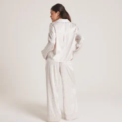 Lounge Underwear Pyjamas Sets | Satin Schleife Pyjama-Hose -