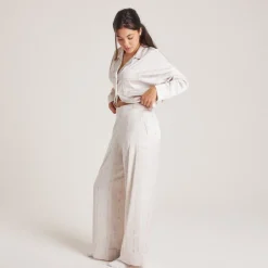 Lounge Underwear Pyjamas Sets | Satin Schleife Pyjama-Hose -